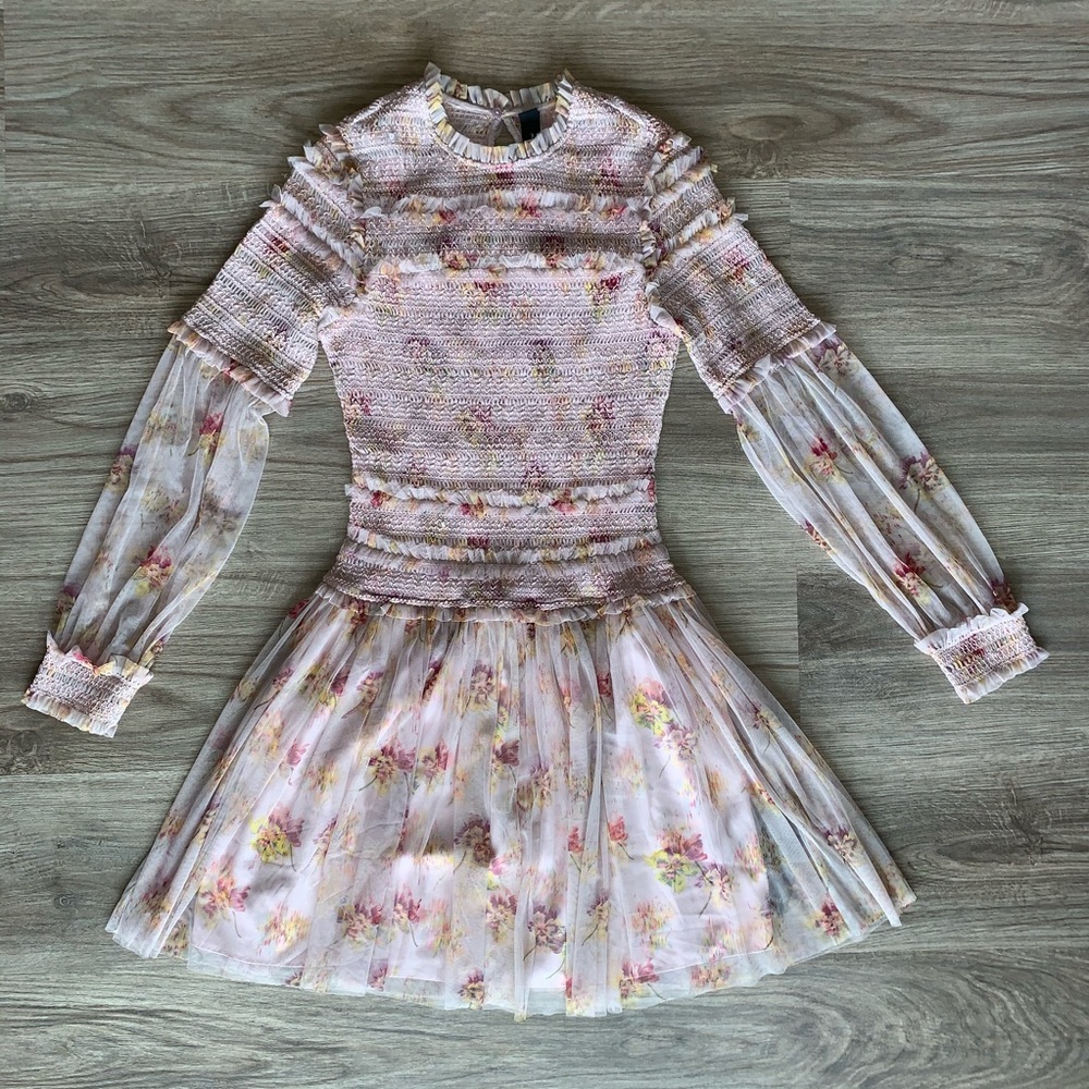 Needle and thread mini dress